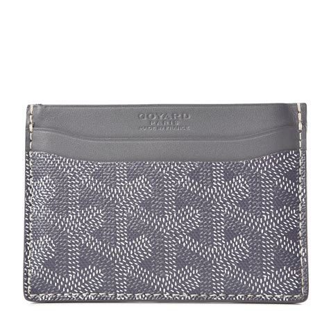 goyard card holder grey|goyardine card holder 2022.